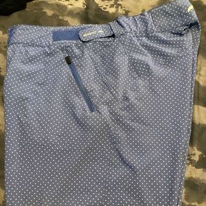 Zoic Mountain Biking Padded Bike Shorts 7” Small Women’s Blue Dots MSRP $70
